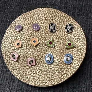 Plunder Multicolor Geometric Earrings Set